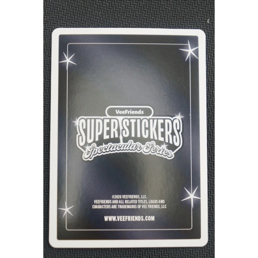 VeeFriends Super Stickers Spectacular Series Bad Intentions Gold Base